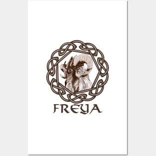 Freya- Norse Goddess of Love and Warrior Spirit Posters and Art